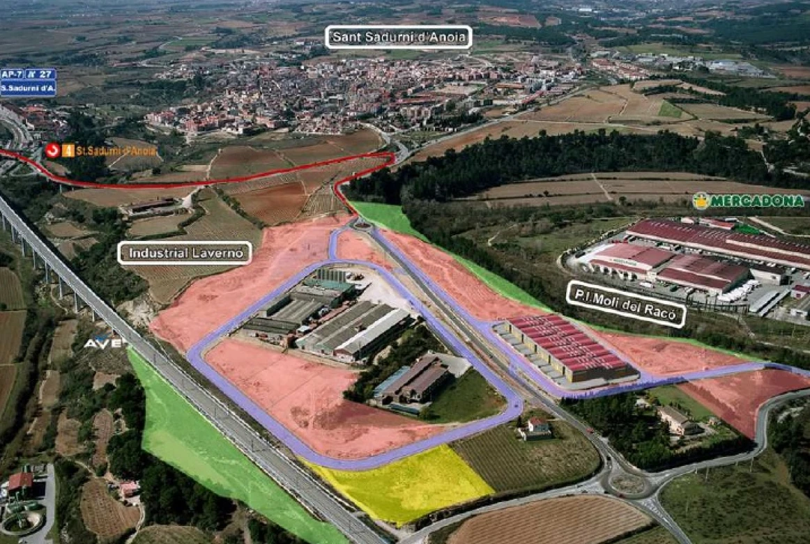 Suelo industrial en Subirats