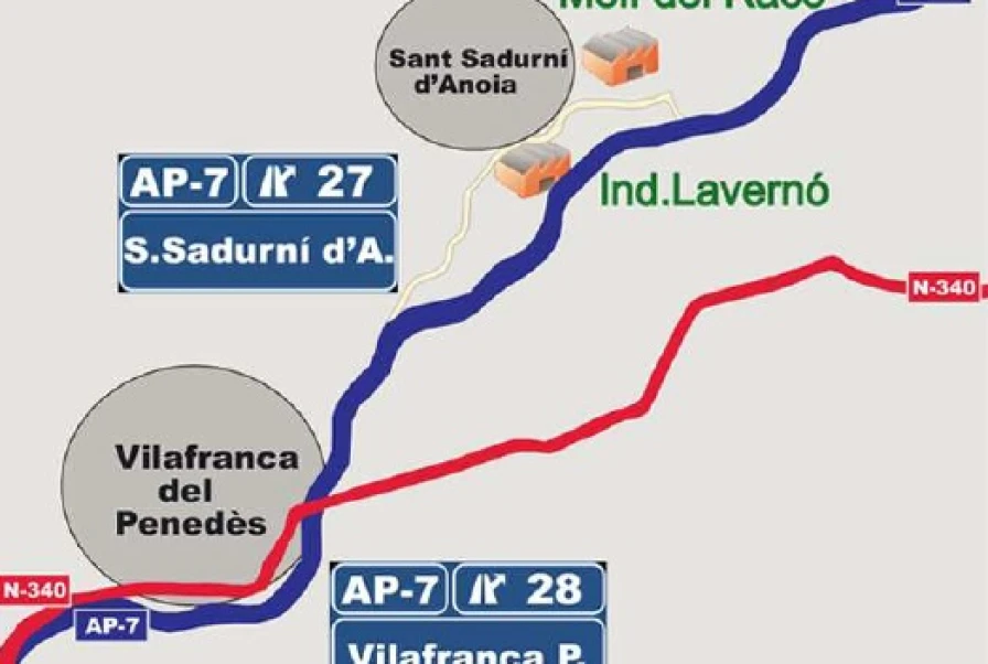 Suelo industrial en Subirats