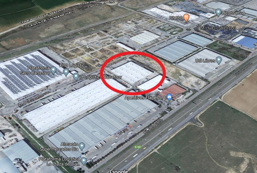 Nave logística disponible en Azuqueca de Henares