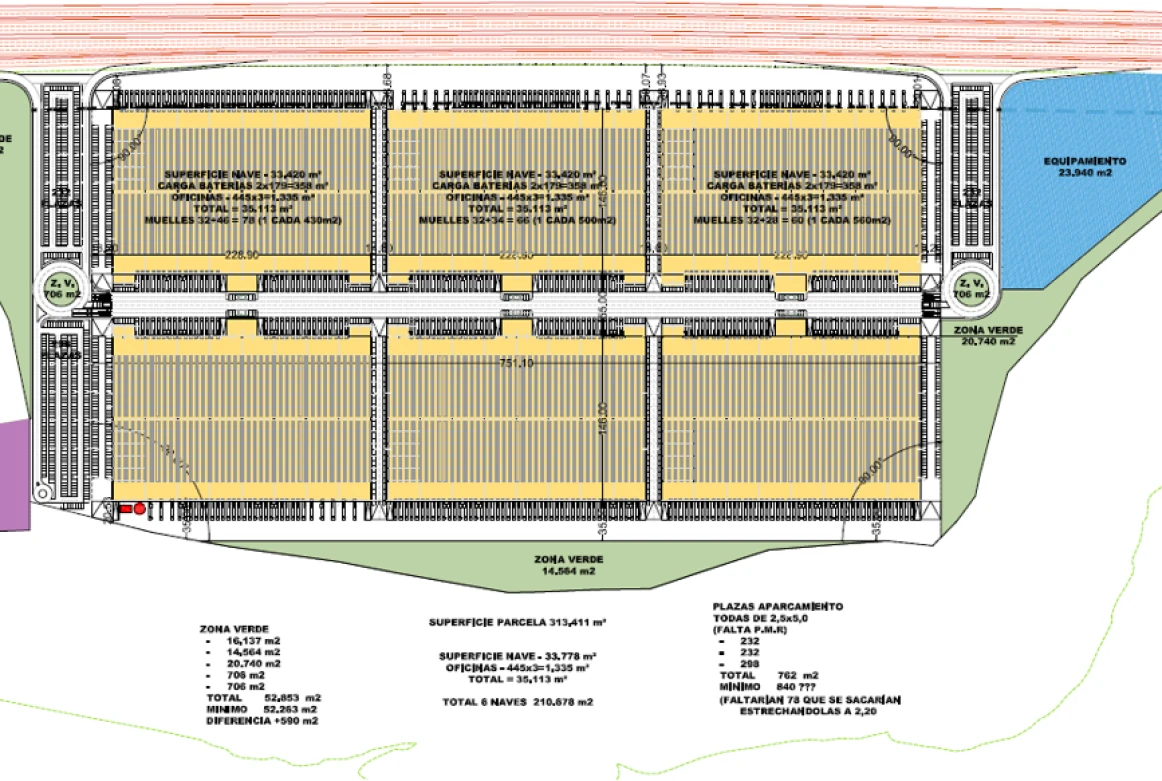 Nave logística modulable en Cabanillas del Campo
