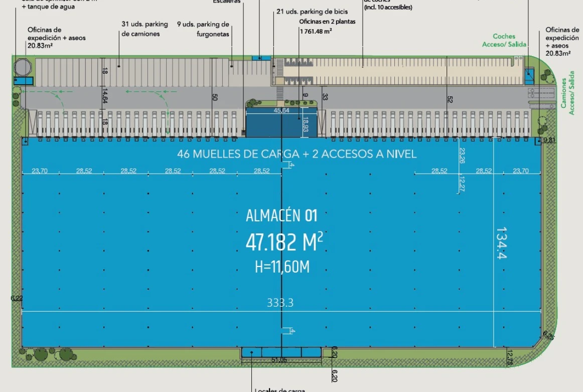 Nave logística de primeras calidades en Marchamalo