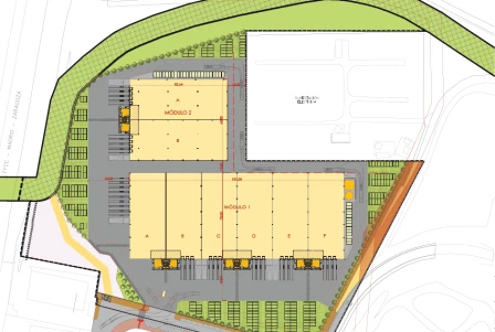 Nave logística multiinquilino  ubicada en San Fernando de Henares de 21.097,44 m²