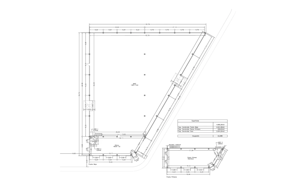 Venta de nave industrial de 2.251 m² en Numancia de Sagra