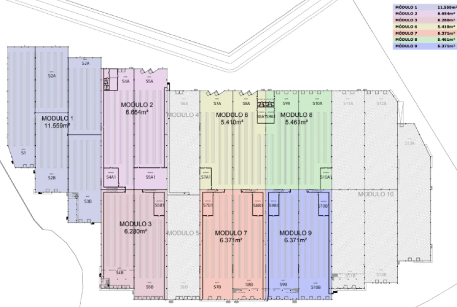 Plataforma Logística Daganzo de  48.106 m²
